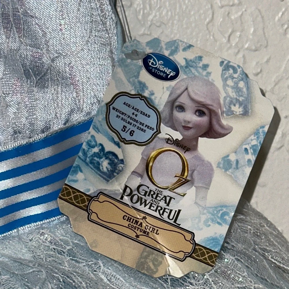 Blue Princess Kids‎ Costume Dress The Disney Store Size 5/6